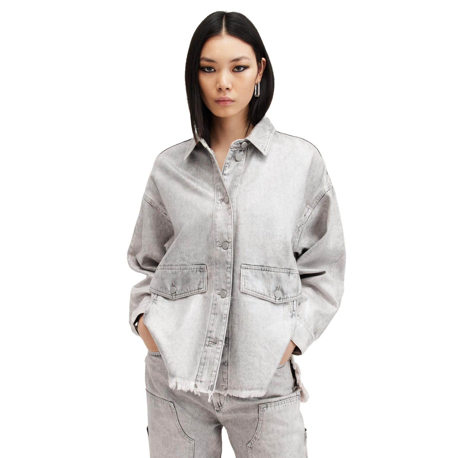 AllSaints Hettie Oversized Denim Shacket